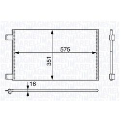 Kondensatorius, oro kondicionierius MAGNETI MARELLI 350203718000