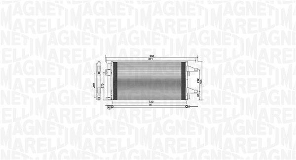 Kondensatorius, oro kondicionierius MAGNETI MARELLI 350203761000