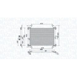 Kondensatorius, oro kondicionierius MAGNETI MARELLI 350203772000