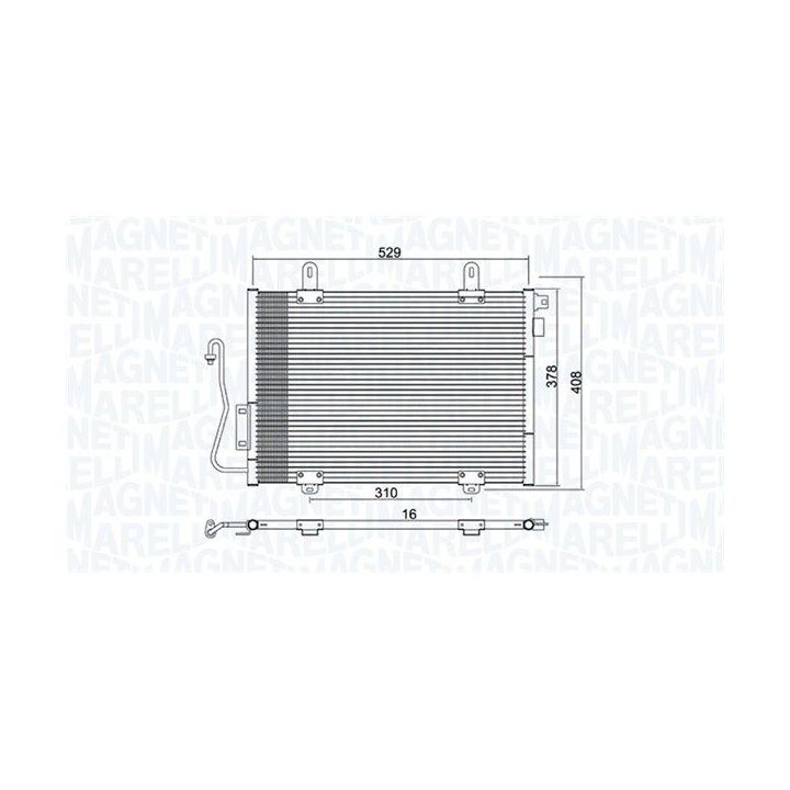 Kondensatorius, oro kondicionierius MAGNETI MARELLI 350203775000