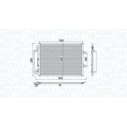 Kondensatorius, oro kondicionierius MAGNETI MARELLI 350203780000