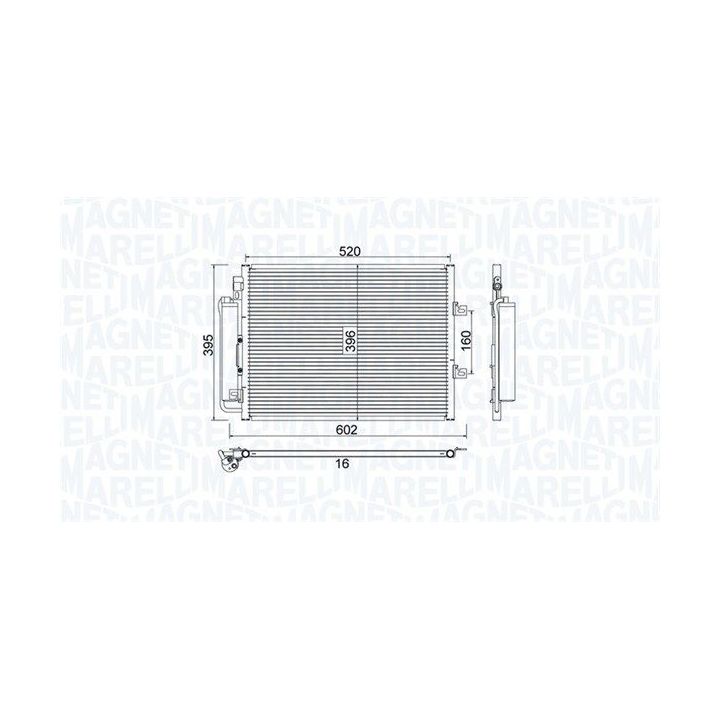 Kondensatorius, oro kondicionierius MAGNETI MARELLI 350203780000