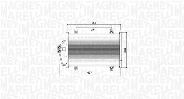 Kondensatorius, oro kondicionierius MAGNETI MARELLI 350203784000