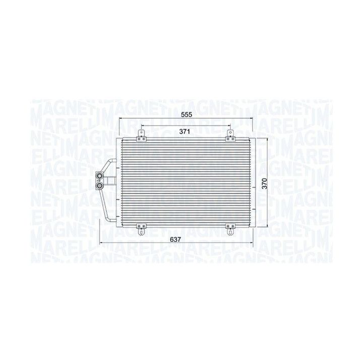 Kondensatorius, oro kondicionierius MAGNETI MARELLI 350203784000