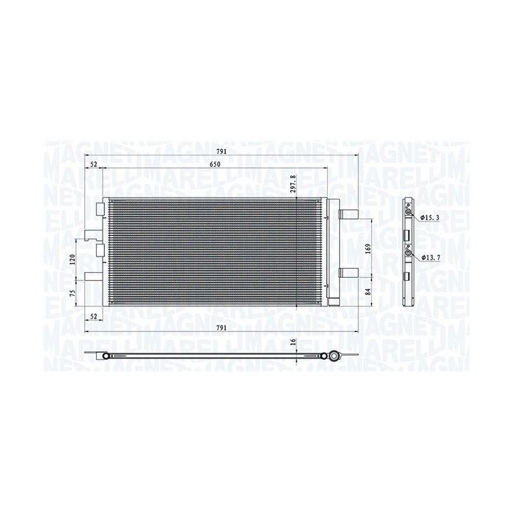 Kondensatorius, oro kondicionierius MAGNETI MARELLI 350203786000