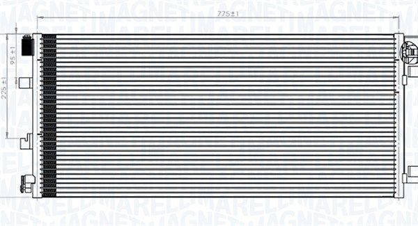 Kondensatorius, oro kondicionierius MAGNETI MARELLI 350203787000