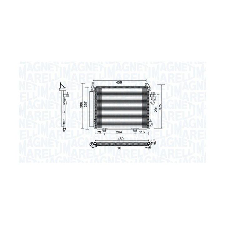 Kondensatorius, oro kondicionierius MAGNETI MARELLI 350203790000