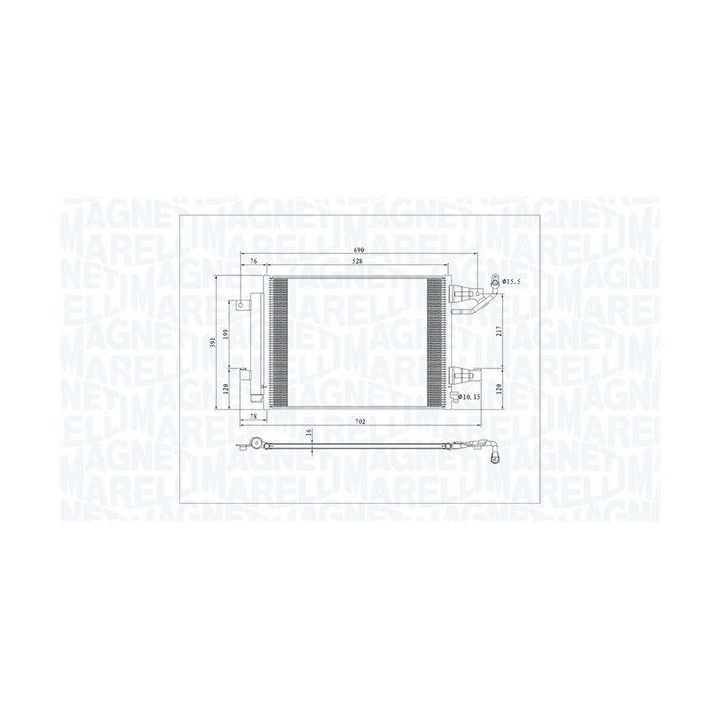 Kondensatorius, oro kondicionierius MAGNETI MARELLI 350203792000