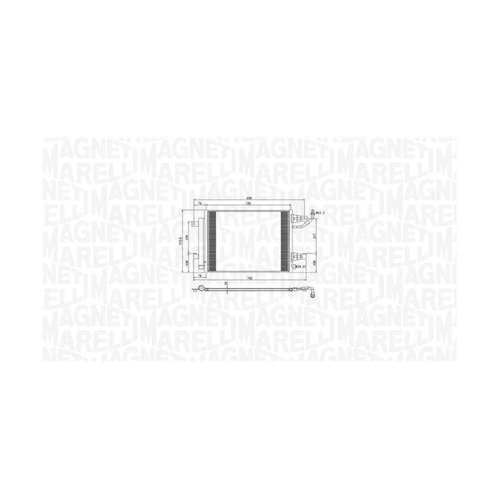 Kondensatorius, oro kondicionierius MAGNETI MARELLI 350203792000