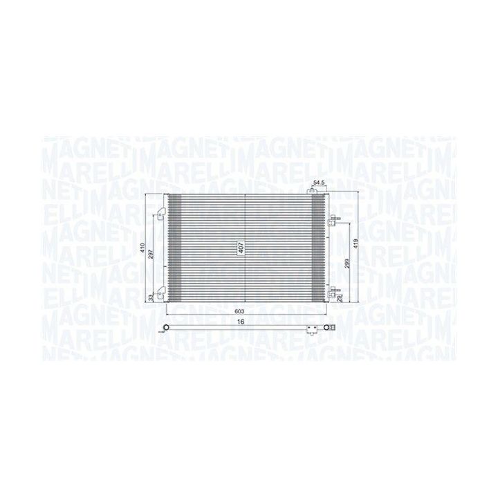 Kondensatorius, oro kondicionierius MAGNETI MARELLI 350203803000