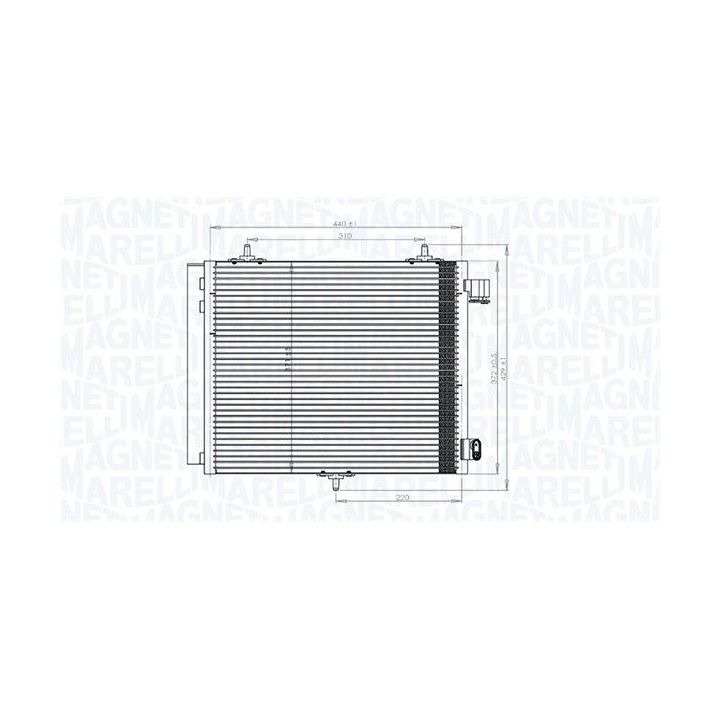 Kondensatorius, oro kondicionierius MAGNETI MARELLI 350203818000