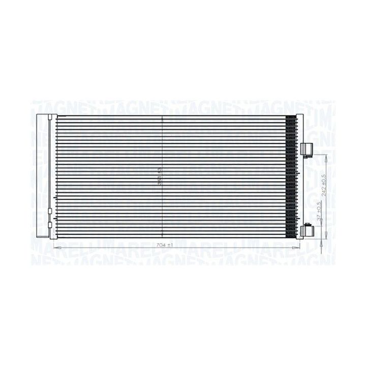 Kondensatorius, oro kondicionierius MAGNETI MARELLI 350203847000