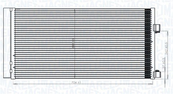 Kondensatorius, oro kondicionierius MAGNETI MARELLI 350203847000