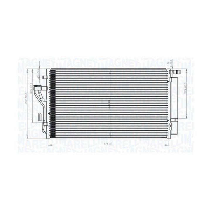 Kondensatorius, oro kondicionierius MAGNETI MARELLI 350203848000