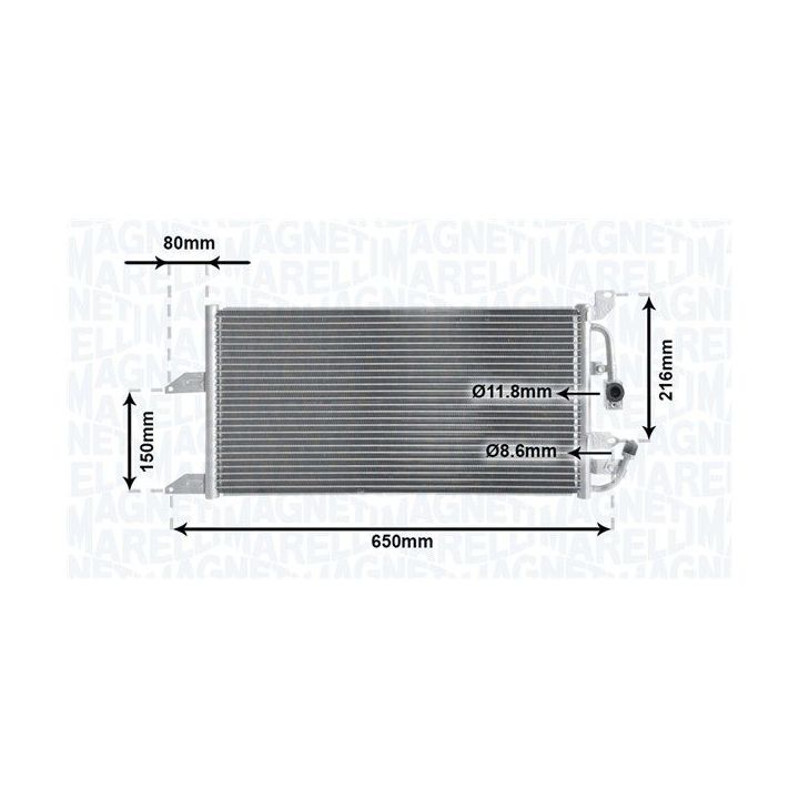 Kondensatorius, oro kondicionierius MAGNETI MARELLI 350203852000