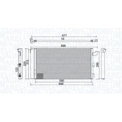 Kondensatorius, oro kondicionierius MAGNETI MARELLI 350203857000