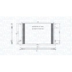 Kondensatorius, oro kondicionierius MAGNETI MARELLI 350203892000