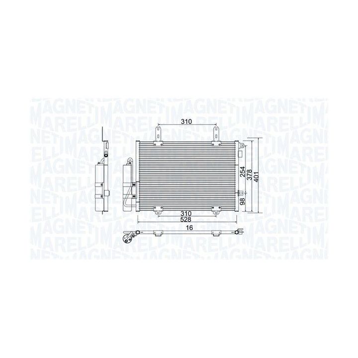 Kondensatorius, oro kondicionierius MAGNETI MARELLI 350203905000