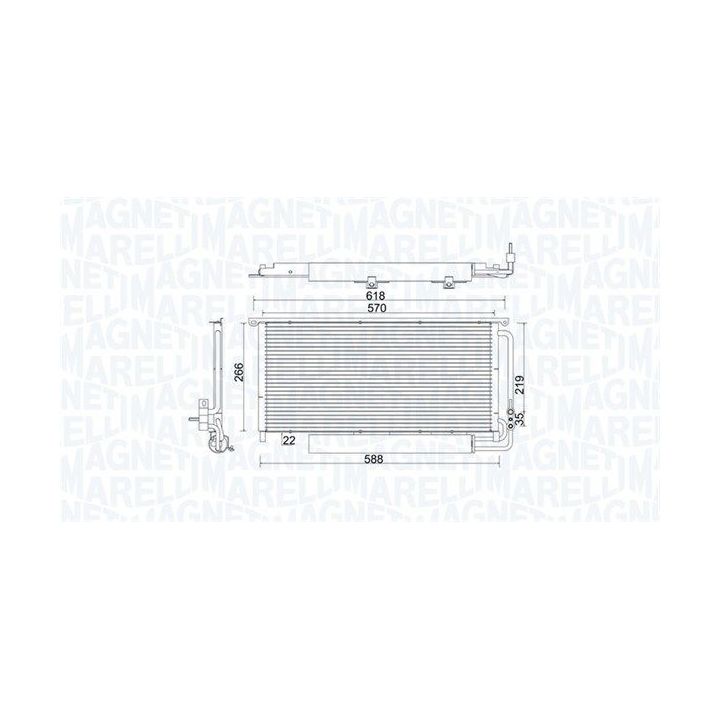Kondensatorius, oro kondicionierius MAGNETI MARELLI 350203922000