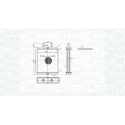 šilumokaitis, salono šildymas MAGNETI MARELLI 350218308000