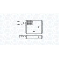 šilumokaitis, salono šildymas MAGNETI MARELLI 350218401000