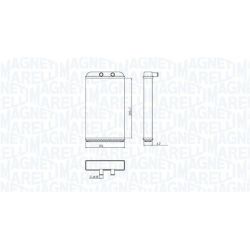 šilumokaitis, salono šildymas MAGNETI MARELLI 350218402000