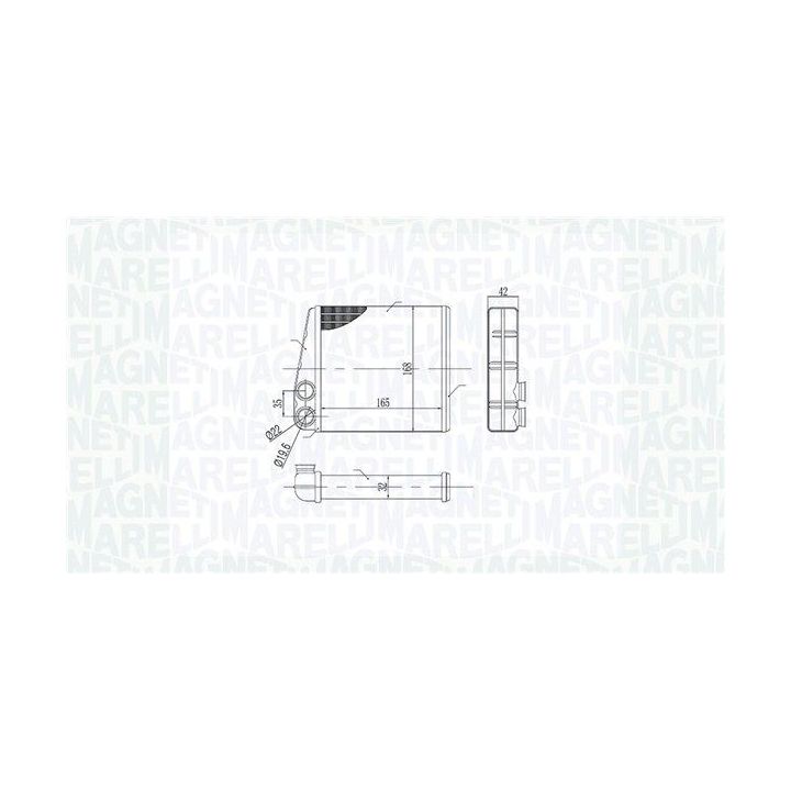 šilumokaitis, salono šildymas MAGNETI MARELLI 350218440000