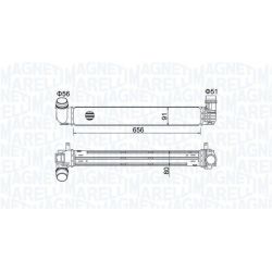 Tarpinis suslėgto oro aušintuvas, kompresorius MAGNETI MARELLI 351319204730