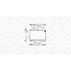 Radiatorius, variklio aušinimas MAGNETI MARELLI 350213110400