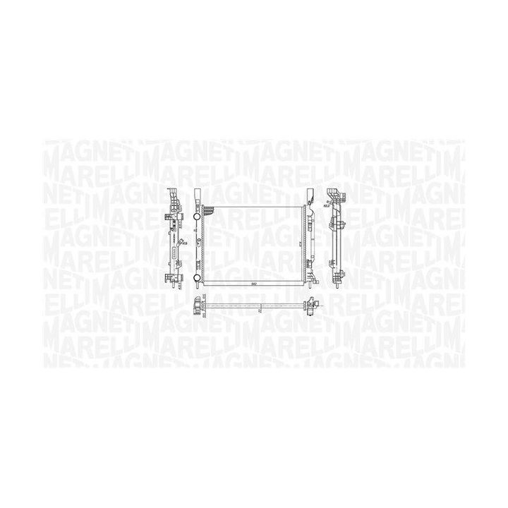 Radiatorius, variklio aušinimas MAGNETI MARELLI 350213142600