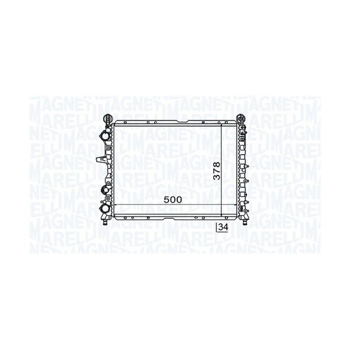 Radiatorius, variklio aušinimas MAGNETI MARELLI 350213154600