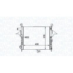 Radiatorius, variklio aušinimas MAGNETI MARELLI 350213161200