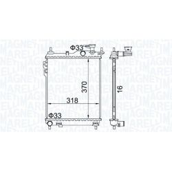 Radiatorius, variklio aušinimas MAGNETI MARELLI 350213162400