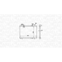 Radiatorius, variklio aušinimas MAGNETI MARELLI 350213163900