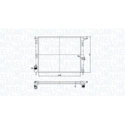 Radiatorius, variklio aušinimas MAGNETI MARELLI 350213165900