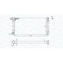 Radiatorius, variklio aušinimas MAGNETI MARELLI 350213168000