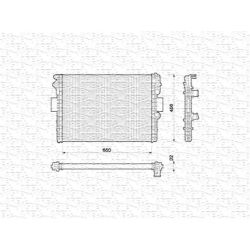 Radiatorius, variklio aušinimas MAGNETI MARELLI 350213170000