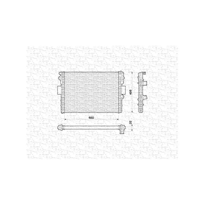 Radiatorius, variklio aušinimas MAGNETI MARELLI 350213170000