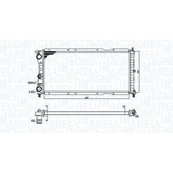 Radiatorius, variklio aušinimas MAGNETI MARELLI 350213171400