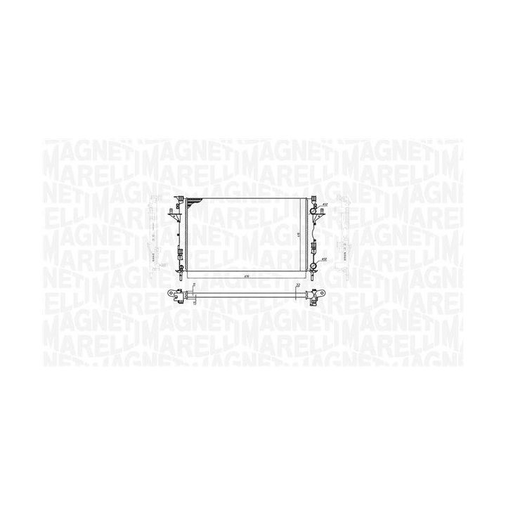 Radiatorius, variklio aušinimas MAGNETI MARELLI 350213171900