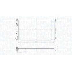 Radiatorius, variklio aušinimas MAGNETI MARELLI 350213181500