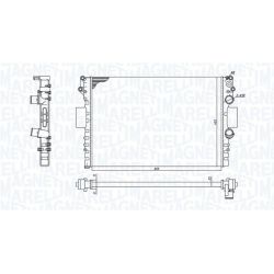 Radiatorius, variklio aušinimas MAGNETI MARELLI 350213184100