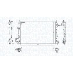 Radiatorius, variklio aušinimas MAGNETI MARELLI 350213185700
