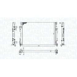 Radiatorius, variklio aušinimas MAGNETI MARELLI 350213188600