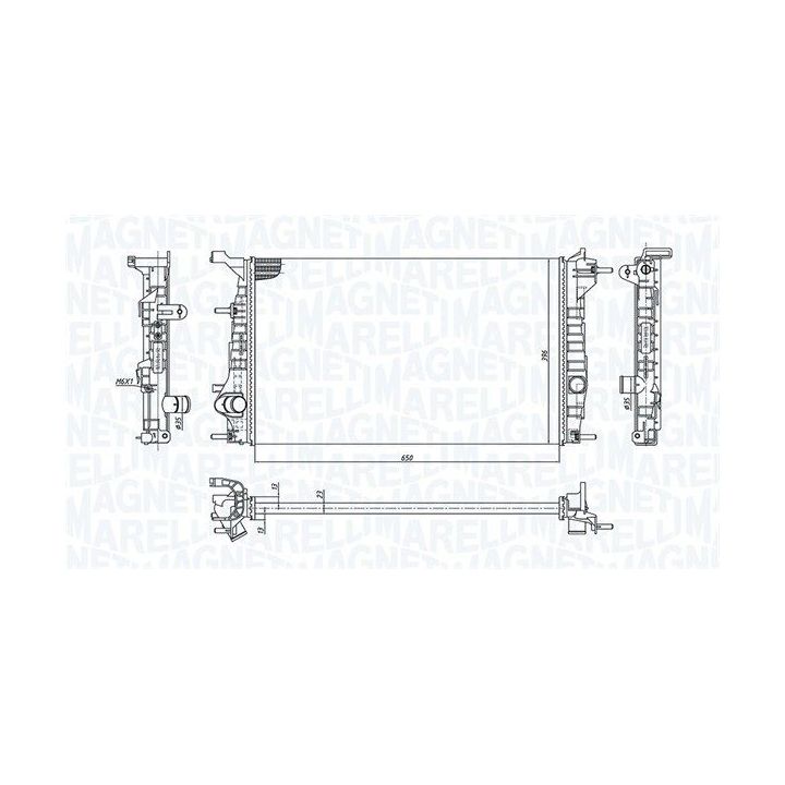 Radiatorius, variklio aušinimas MAGNETI MARELLI 350213199200