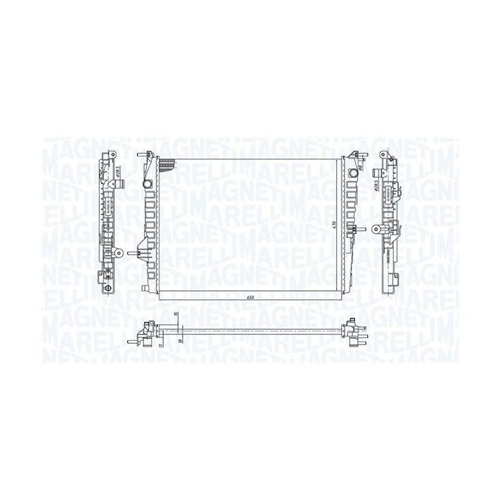 Radiatorius, variklio aušinimas MAGNETI MARELLI 350213199300