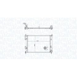 Radiatorius, variklio aušinimas MAGNETI MARELLI 350213204300