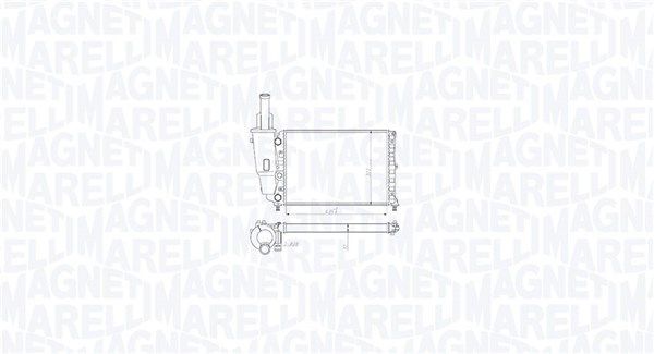 Radiatorius, variklio aušinimas MAGNETI MARELLI 350213212100