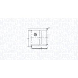 Radiatorius, variklio aušinimas MAGNETI MARELLI 350213213700