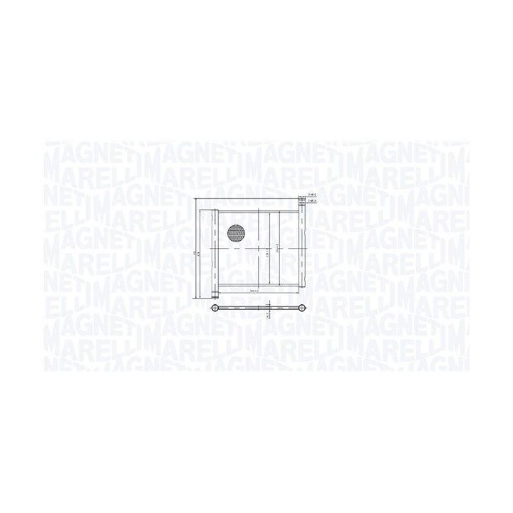 Radiatorius, variklio aušinimas MAGNETI MARELLI 350213213700